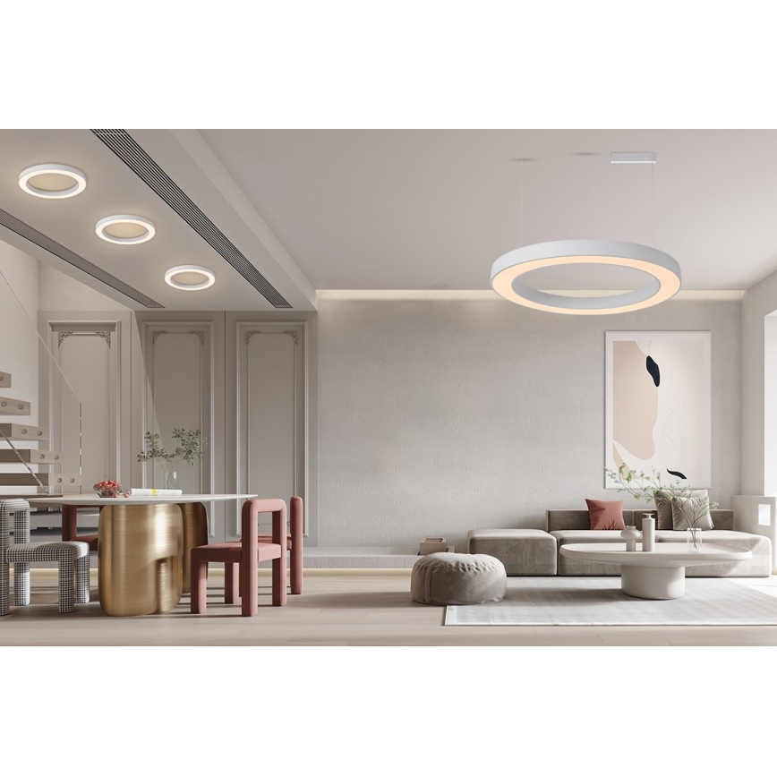 Immax NEO 07212L - LED Димируема лампа PASTEL LED/53W/230V бял Tuya + дистанционно управление