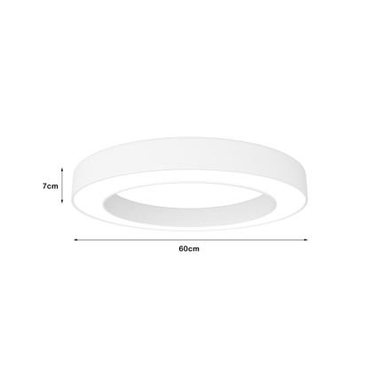 Immax NEO 07212L - LED Димируема лампа PASTEL LED/53W/230V бял Tuya + дистанционно управление
