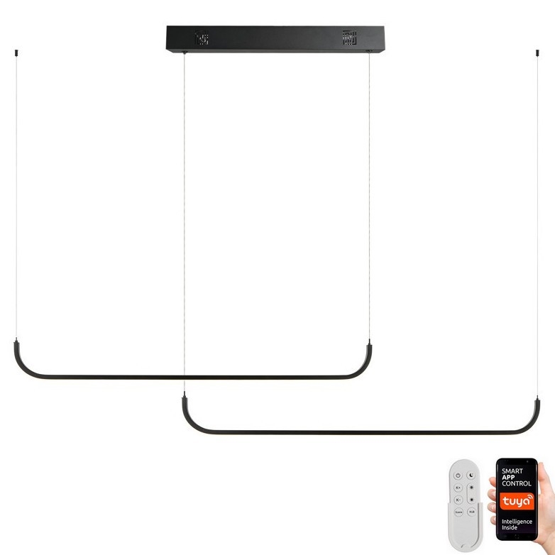 Immax NEO 07222L - LED Димируем пендел NEO LITE PATTINI LED/56W/230V 2700-6500K Wi-Fi Tuya + дистанционно управление