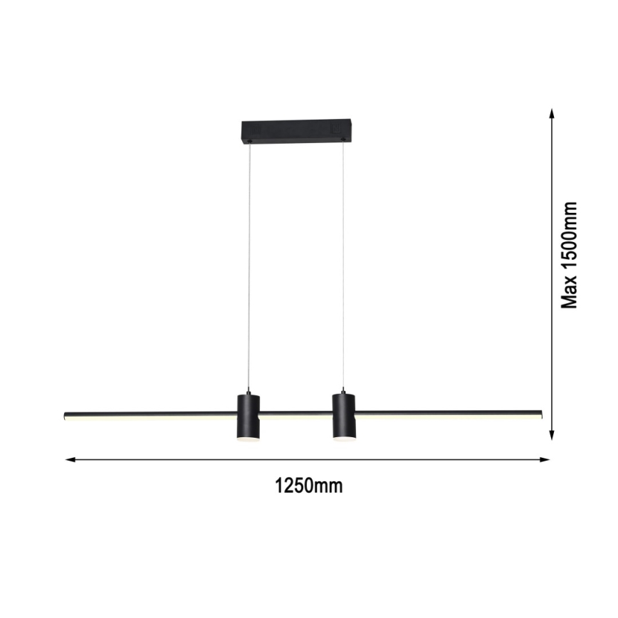 Immax NEO 07230L - LED Димируем пендел NEO LITE ESTRELAS LED/30W/230V 2700-6500K Wi-Fi Tuya + дистанционно управление