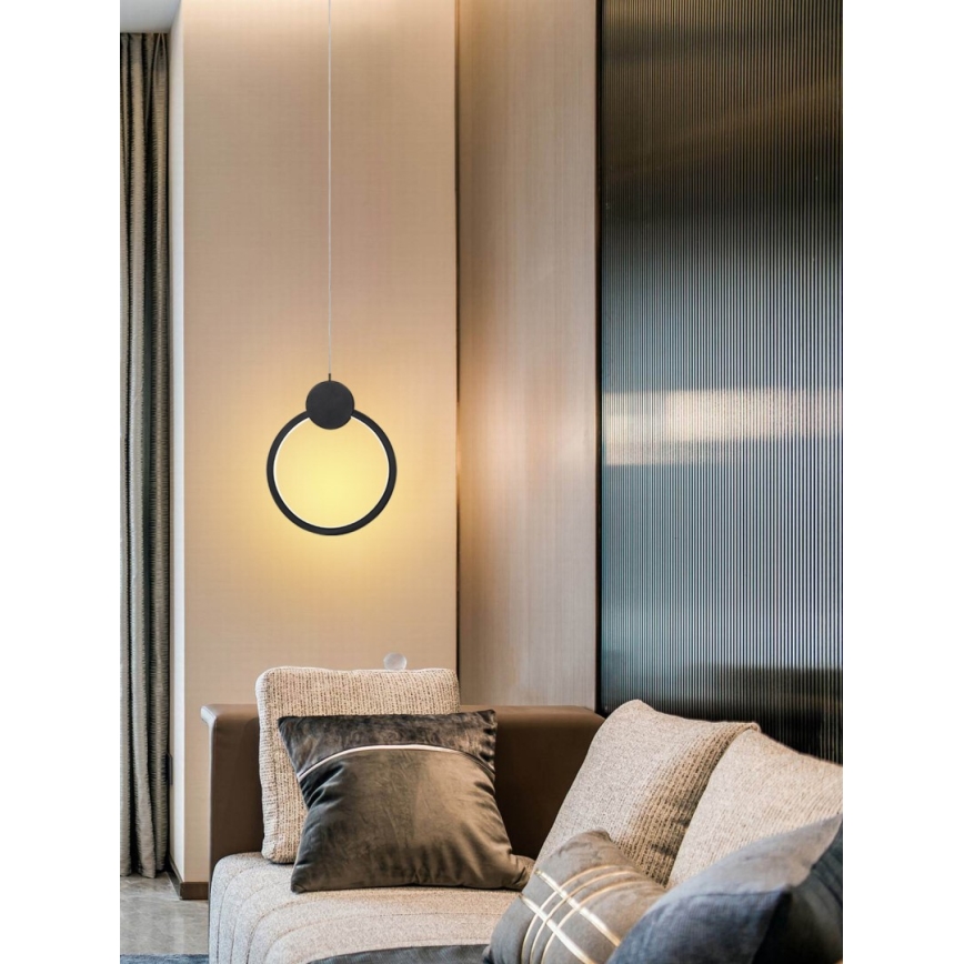Immax NEO 07233L - LED Димируем пендел NEO LITE OVALE LED/18W/230V Wi-Fi Tuya 2700-6500K + дистанционно управление