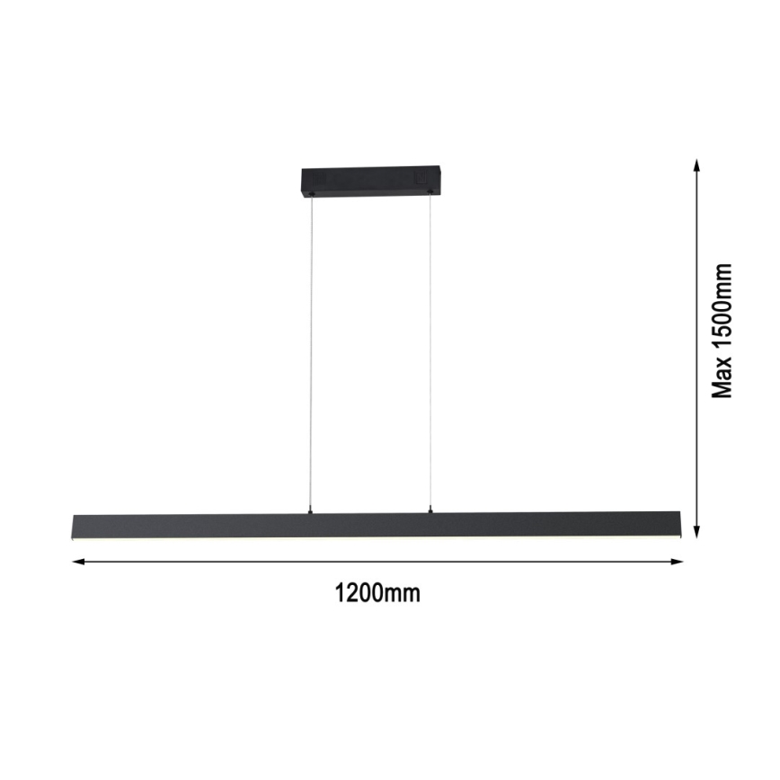 Immax NEO 07234L - LED Димируем пендел NEO LITE TRIANGOLO LED/28W/230V Wi-Fi Tuya 2700-6500K + дистанционно управление