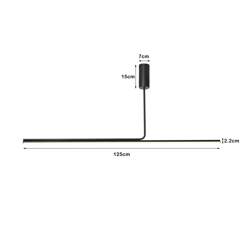 Immax NEO 07235L - LED Димируем полилей NEO LITE ASTA LED/28W/230V Wi-Fi Tuya 2700-6500K + дистанционно управление