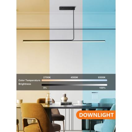 Immax NEO 07235L - LED Димируем полилей NEO LITE ASTA LED/28W/230V Wi-Fi Tuya 2700-6500K + дистанционно управление