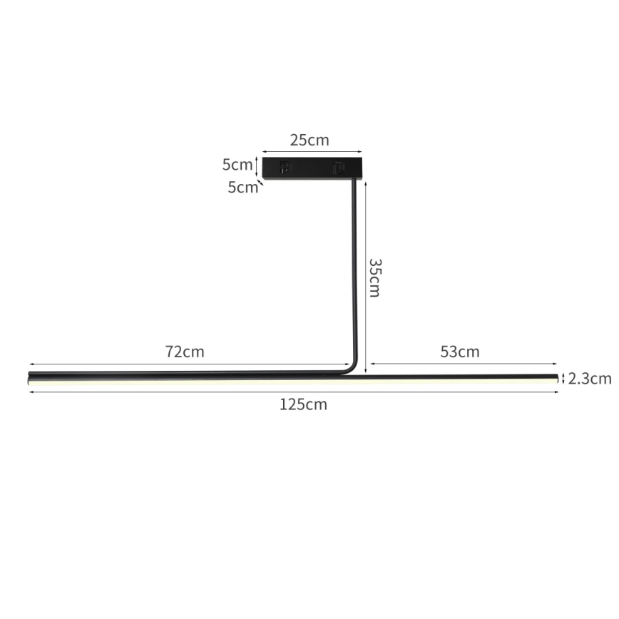 Immax NEO 07235L - LED Димируем полилей NEO LITE ASTA LED/28W/230V Wi-Fi Tuya 2700-6500K + дистанционно управление