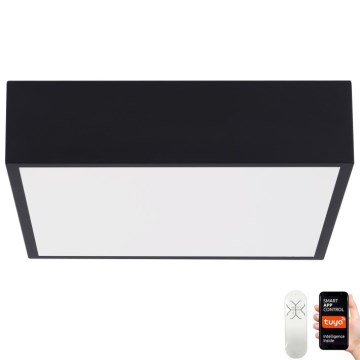 Immax NEO 07237L - LED Димируем плафон CANTO LED/22W/230V черен Tuya + дистанционно управление