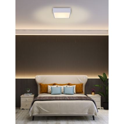 Immax NEO 07238L - LED Димируем плафон CANTO LED/22W/230V бял Tuya + дистанционно управление