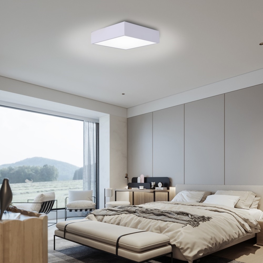 Immax NEO 07238L - LED Димируем плафон CANTO LED/22W/230V бял Tuya + дистанционно управление