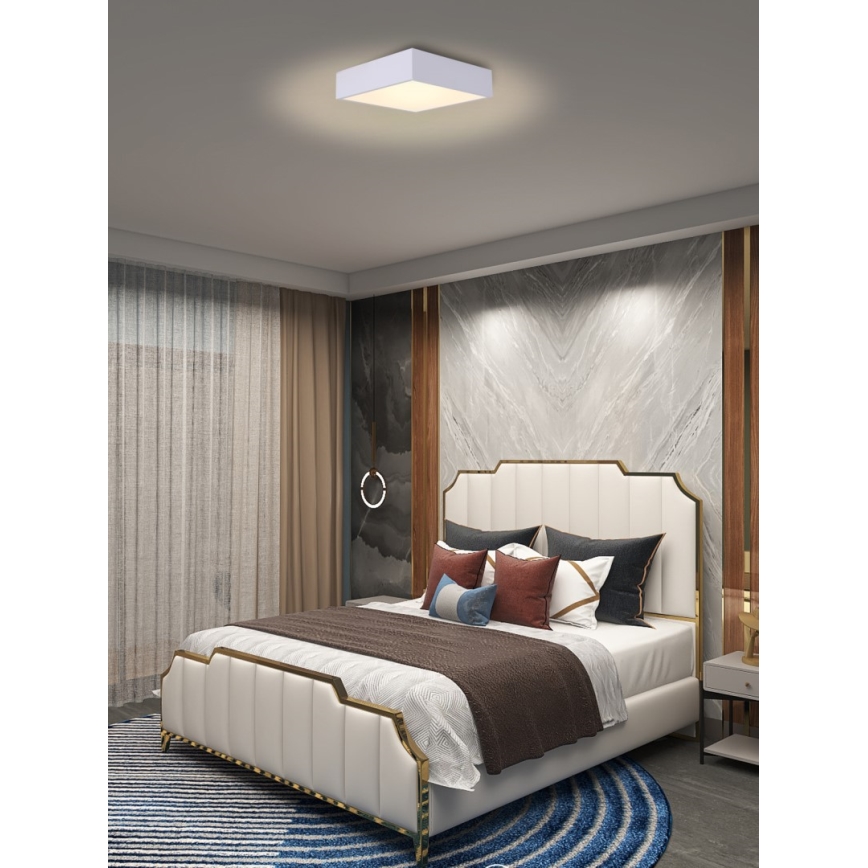 Immax NEO 07238L - LED Димируем плафон CANTO LED/22W/230V бял Tuya + дистанционно управление