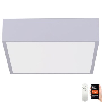 Immax NEO 07238L - LED Димируем плафон CANTO LED/22W/230V бял Tuya + дистанционно управление