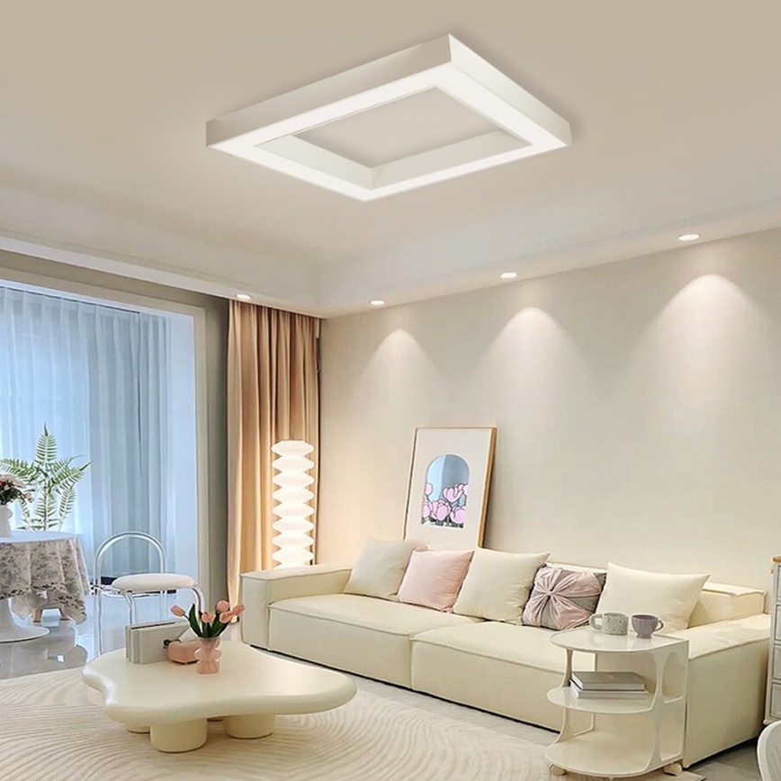 Immax NEO 07240L - LED Димируем плафон CANTO LED/60W/230V 2700-6500K Tuya бял