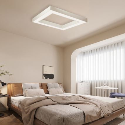 Immax NEO 07240L - LED Димируем плафон CANTO LED/60W/230V 2700-6500K Tuya бял