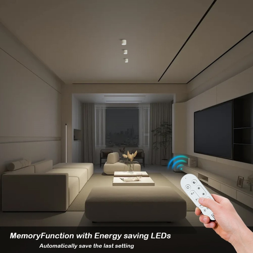 Immax NEO 07241L - LED регулируемо таванно осветително тяло RONDATE LED/18W/230V 11,5см Wi-Fi Tuya