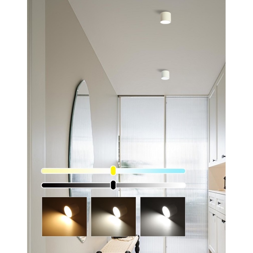 Immax NEO 07241L - LED димируемо таванно осветително тяло RONDATE LED/18W/230V 11,5cm Wi-Fi Tuya