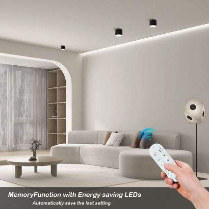 Immax NEO 07242L - LED регулируемо таванно осветително тяло RONDATE LED/18W/230V 11,5 см Wi-Fi Tuya