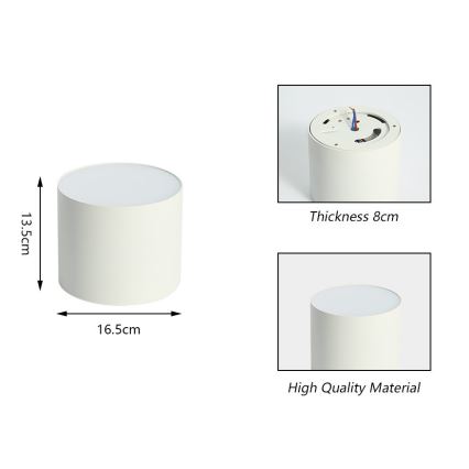 Immax NEO 07243L - LED регулируемо таванно осветително тяло RONDATE LED/32W/230V 16,5 см Wi-Fi Tuya