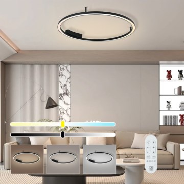 Immax NEO 07246-80 - LED Димируем плафон FINO LED/55W/230V см Tuya + дистанционно управление