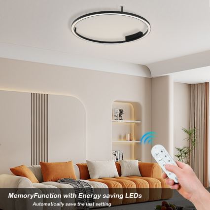 Immax NEO 07246-80 - LED Димируем плафон FINO LED/55W/230V см Tuya + дистанционно управление