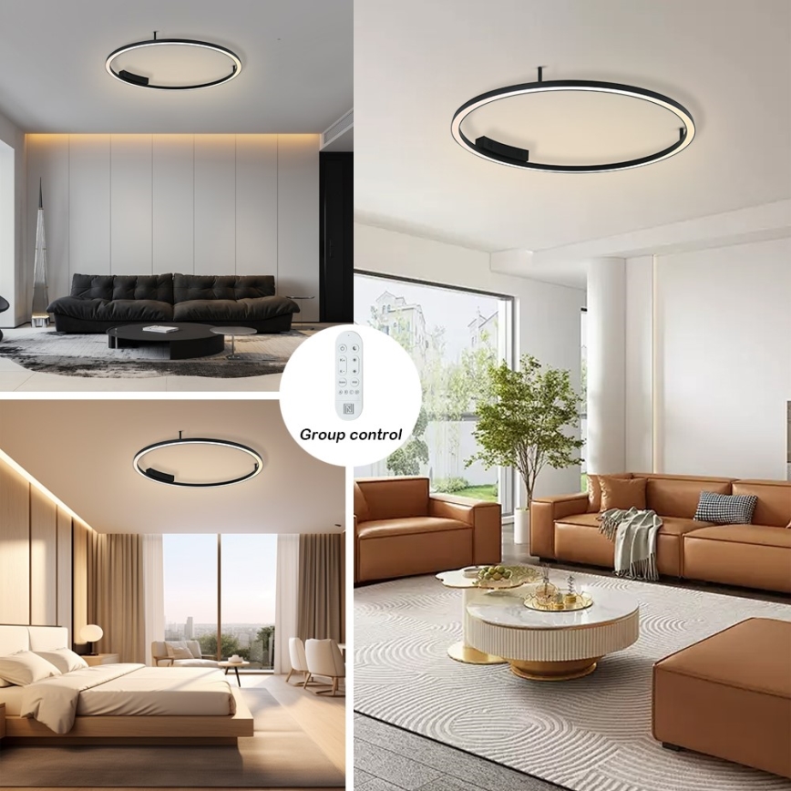 Immax NEO 07246-80 - LED Димируем плафон FINO LED/55W/230V см Tuya + дистанционно управление