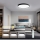 Immax NEO 07249L - LED Димируем плафон NEO LITE SEMPLICI LED/48W/230V 3000-6000K Wi-Fi Tuya черен + дистанционно управление