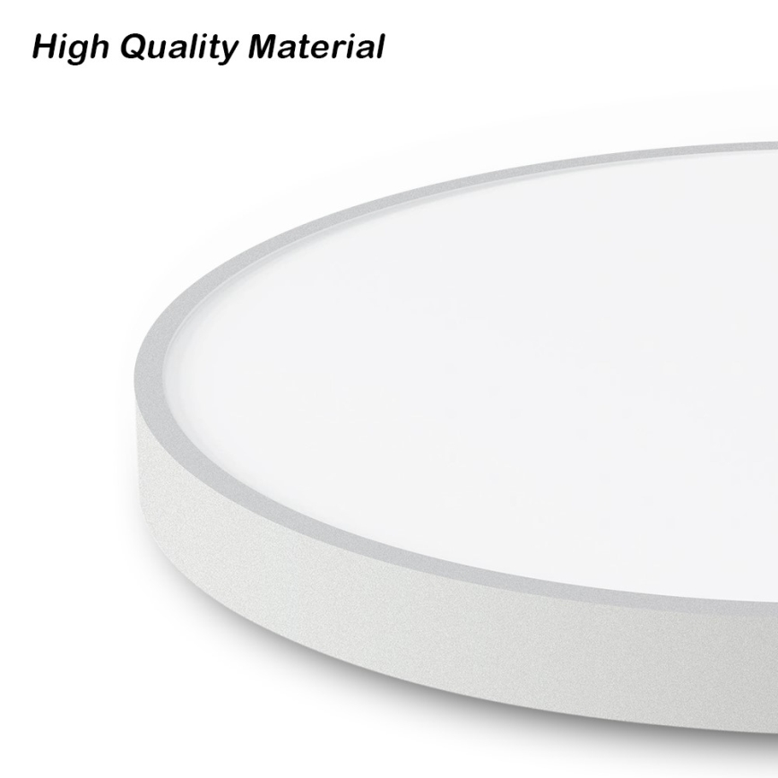 Immax NEO 07251L - LED Димируем плафон NEO LITE SEMPLICI LED/36W/230V 3000-6000K Wi-Fi Tuya бял + дистанционно управление
