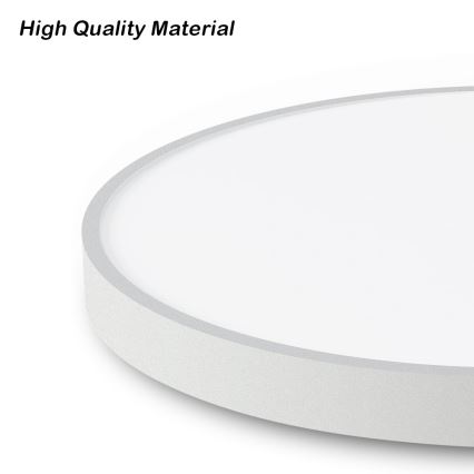 Immax NEO 07253L - LED Димируем плафон NEO LITE SEMPLICI LED/60W/230V 3000-6000K Wi-Fi Tuya бял + дистанционно управление
