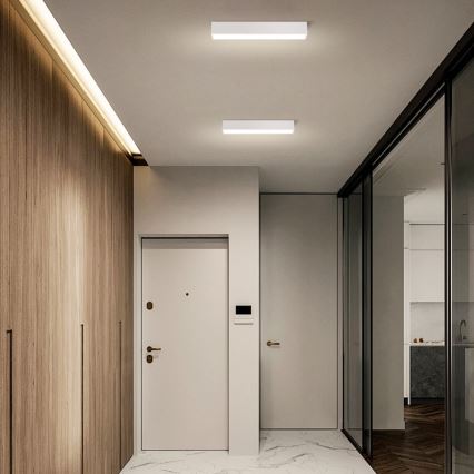Immax NEO 07257L - LED регулируемо таванно осветително тяло NEO LITE LUNGO LED/20W/230V 3000-6000K Wi-Fi Tuya бяло + дистанционно управление