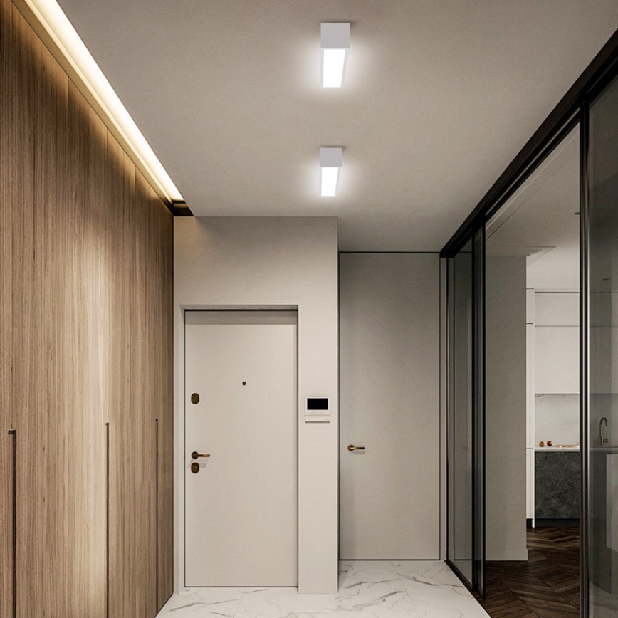 Immax NEO 07257L - LED регулируемо таванно осветително тяло NEO LITE LUNGO LED/20W/230V 3000-6000K Wi-Fi Tuya бяло + дистанционно управление