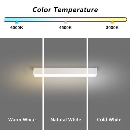 Immax NEO 07257L - LED регулируемо таванно осветително тяло NEO LITE LUNGO LED/20W/230V 3000-6000K Wi-Fi Tuya бяло + дистанционно управление