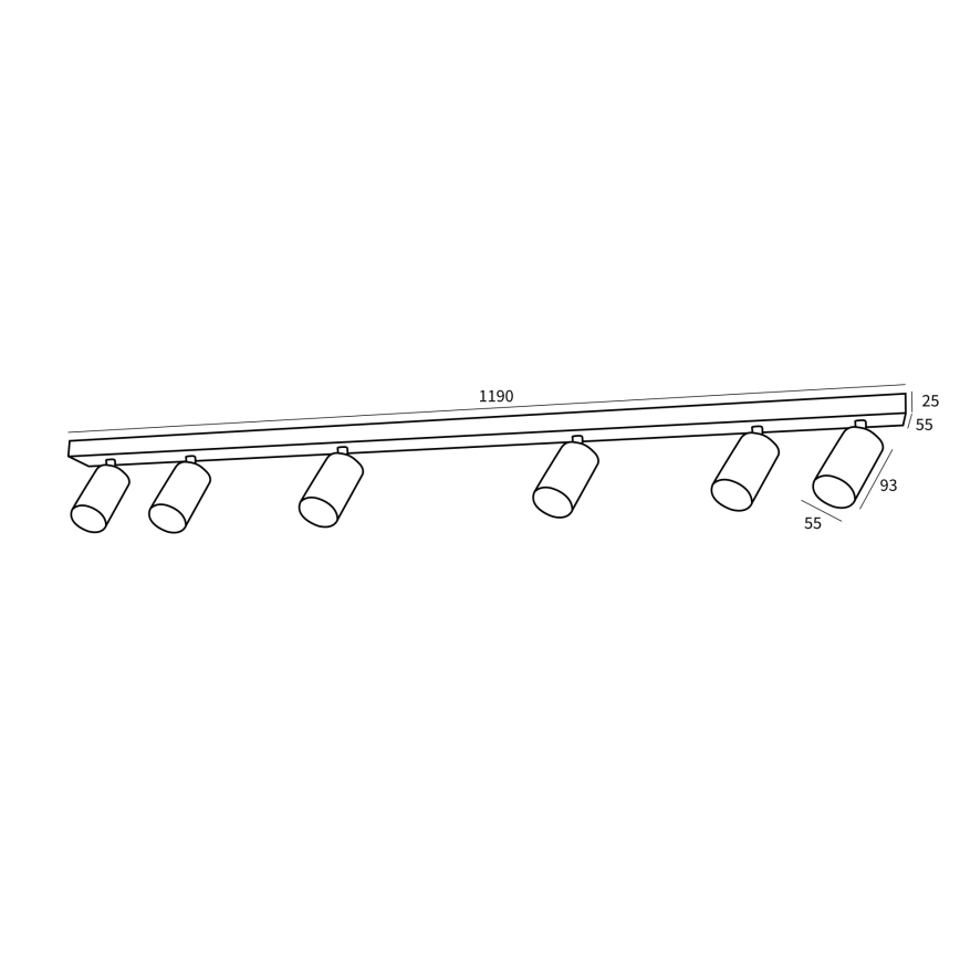 Immax NEO 07268W - LED RGB+CCT Димируем спот NEO LITE PUNTO 6xGU10/6W/230V Wi-Fi Tuya