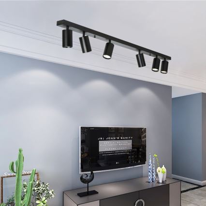 Immax NEO 07268W - LED RGB+CCT регулируемо точково осветително тяло NEO LITE PUNTO 6xGU10/6W/230V Wi-Fi Tuya