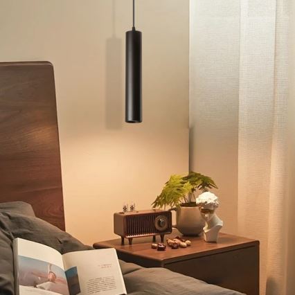 Immax NEO 07270W - LED RGB+CCT регулируема висяща лампа на кабел NEO LITE PUNTO 1xGU10/6W/230V Wi-Fi Tuya