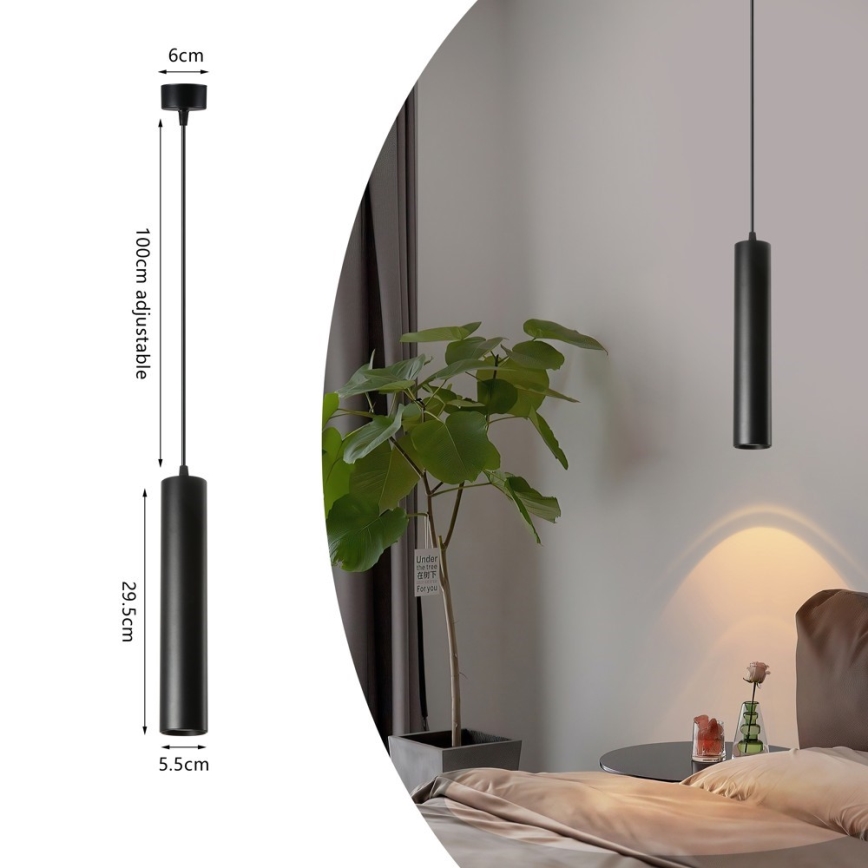 Immax NEO 07271Z - LED RGB+CCT Димируем пендел NEO PUNTO 1xGU10/4,8W/230V Tuya
