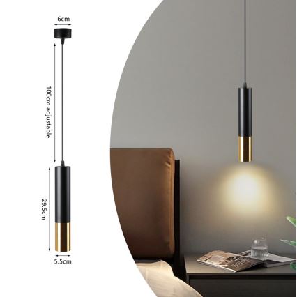 Immax NEO 07272W - LED RGB+CCT Димируем пендел NEO LITE PUNTO 1xGU10/6W/230V Tuya