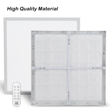 Immax NEO 07277L - LED Димируем плафон за баня NEO LITE FRAME LED/50W/230V IP44 Wi-Fi Tuya +remote управление бял