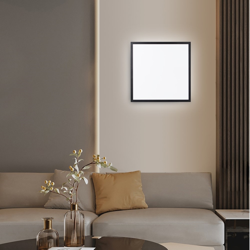 Immax NEO 07279L - LED Димируем плафон за баня NEO LITE FRAME LED/50W/230V IP44 Wi-Fi Tuya + дистанционно управление черен