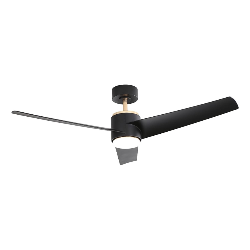 Immax NEO 07280L - LED Вентилатор за таван BEAUTY LED/18W/230V Wi-Fi Tuya черен Ø 132 см + дистанционно управление