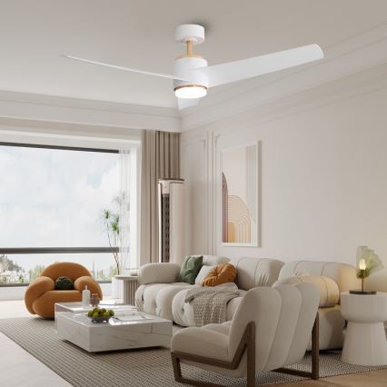 Immax NEO 07281L - LED+CCT димируем таванен вентилатор BEAUTY LED/18W/230V 3000/4000/6000K Wi-Fi Tuya + дистанционно управление