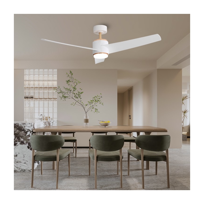 Immax NEO 07281L - LED+CCT димируем таванен вентилатор BEAUTY LED/18W/230V 3000/4000/6000K Wi-Fi Tuya + дистанционно управление