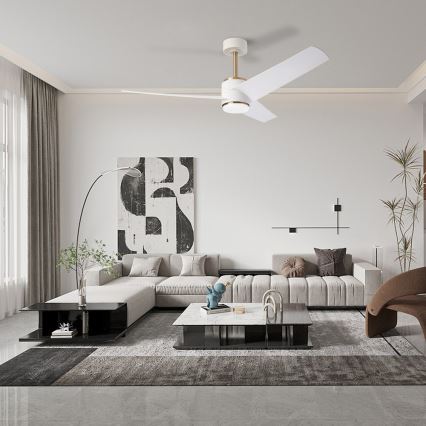 Immax NEO 07281L - LED+CCT димируем таванен вентилатор BEAUTY LED/18W/230V 3000/4000/6000K Wi-Fi Tuya + дистанционно управление