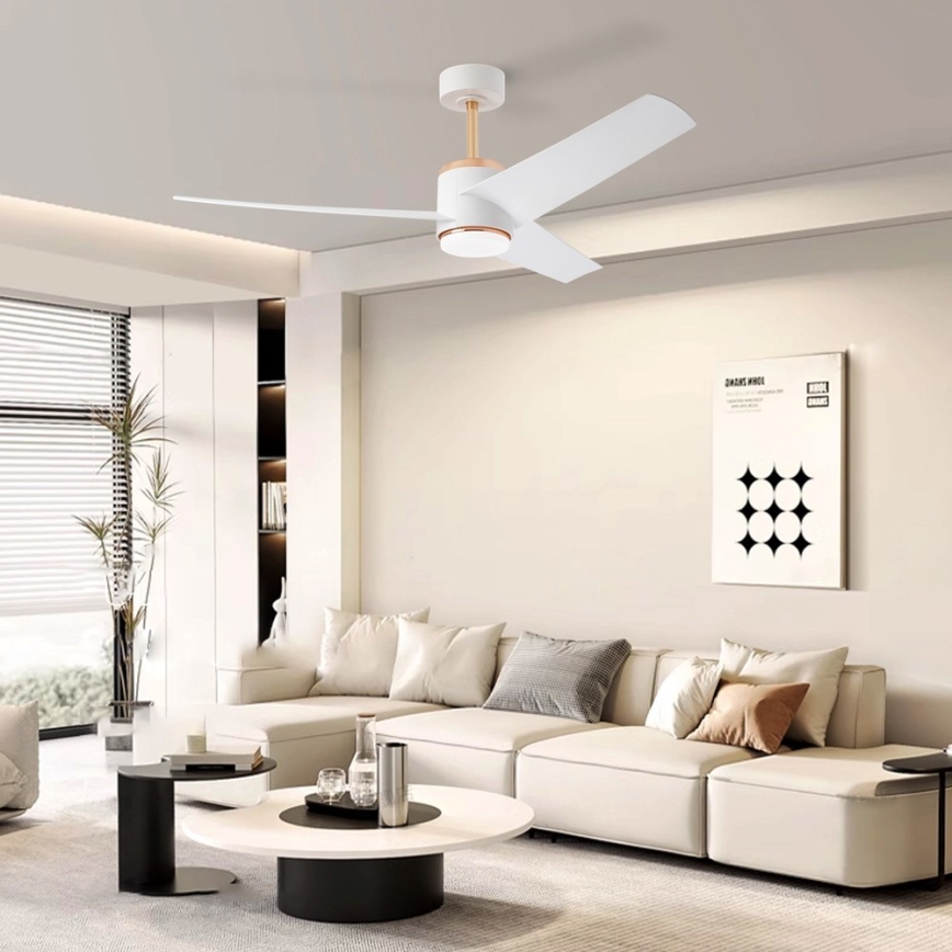 Immax NEO 07281L - LED+CCT димируем таванен вентилатор BEAUTY LED/18W/230V 3000/4000/6000K Wi-Fi Tuya + дистанционно управление