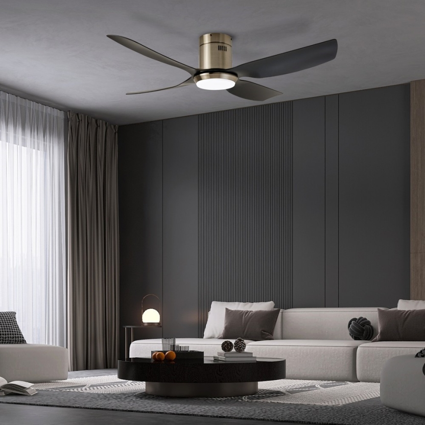 Immax NEO 07282L - LED+CCT Димируем таванен вентилатор PURE LED/24W/230V 3000/4000/6000K Wi-Fi Tuya + дистанционно управление