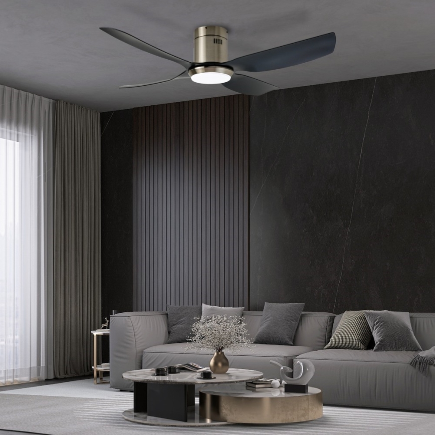 Immax NEO 07282L - LED+CCT Димируем таванен вентилатор PURE LED/24W/230V 3000/4000/6000K Wi-Fi Tuya + дистанционно управление