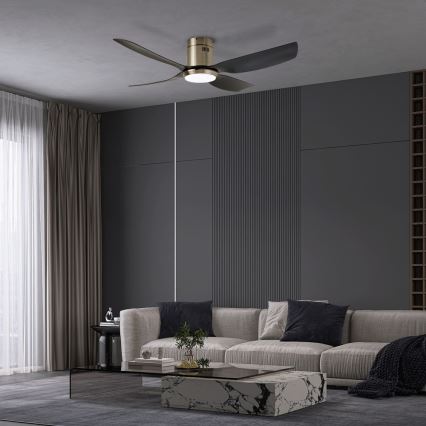 Immax NEO 07282L - LED+CCT Димируем таванен вентилатор PURE LED/24W/230V 3000/4000/6000K Wi-Fi Tuya + дистанционно управление