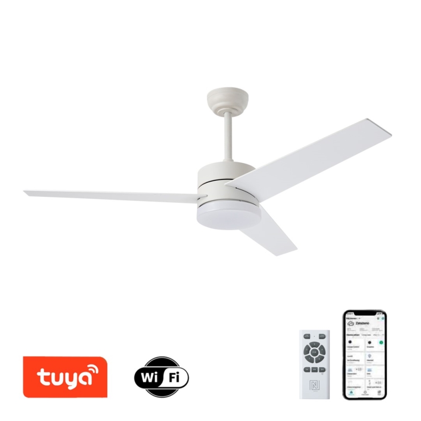 Immax NEO 07284L - LED+CCT Димируем таванен вентилатор VARIABLE LED/24W/230V 3000/4000/6000K Wi-Fi Tuya + дистанционно управление