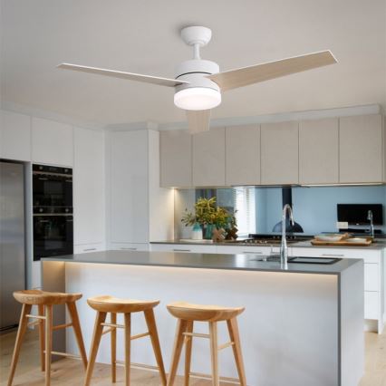 Immax NEO 07284L - LED+CCT димируем таванен вентилатор VARIABLE LED/24W/230V 3000/4000/6000K Wi-Fi Tuya Ø 132 см + дистанционно управление