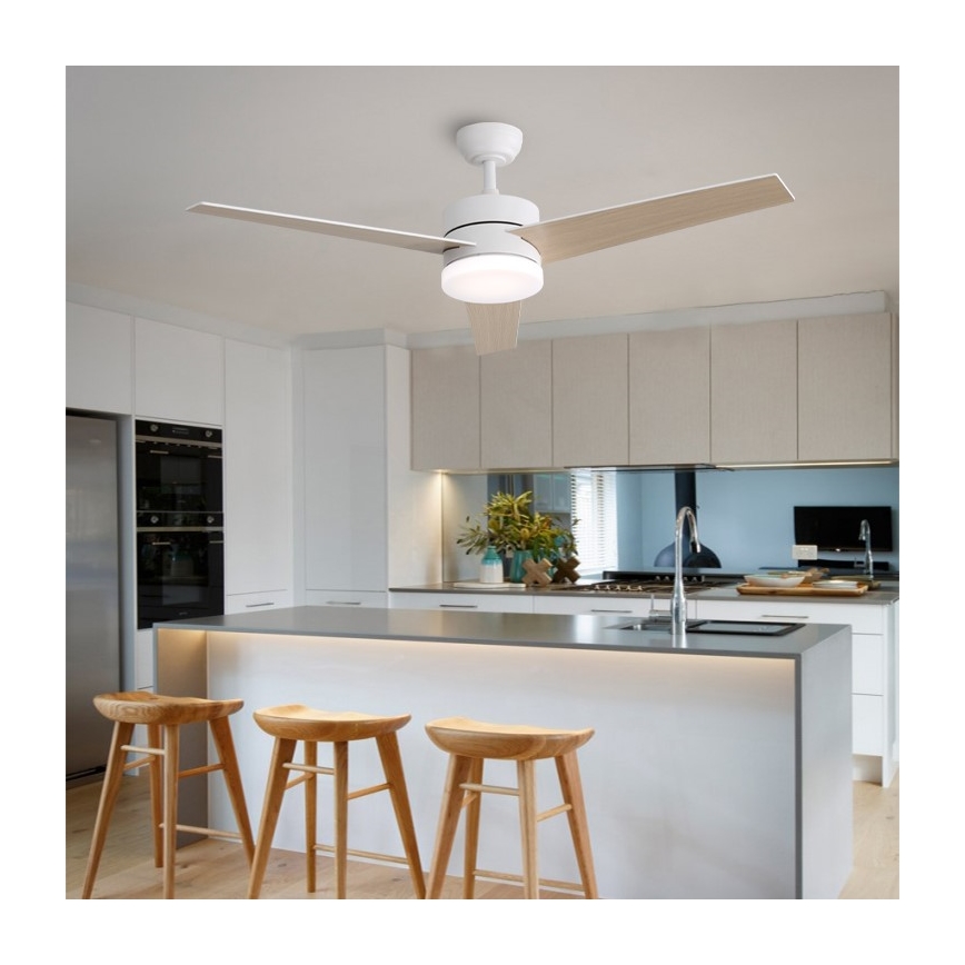 Immax NEO 07284L - LED+CCT димируем таванен вентилатор VARIABLE LED/24W/230V 3000/4000/6000K Wi-Fi Tuya Ø 132 см + дистанционно управление