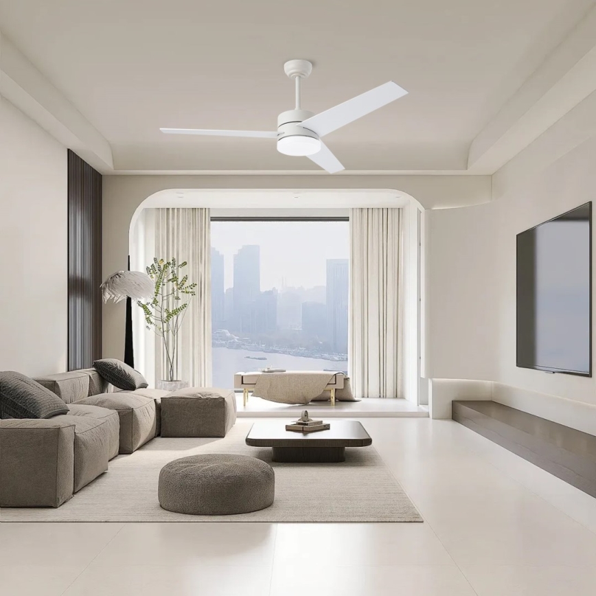 Immax NEO 07284L - LED+CCT димируем таванен вентилатор VARIABLE LED/24W/230V 3000/4000/6000K Wi-Fi Tuya Ø 132 см + дистанционно управление