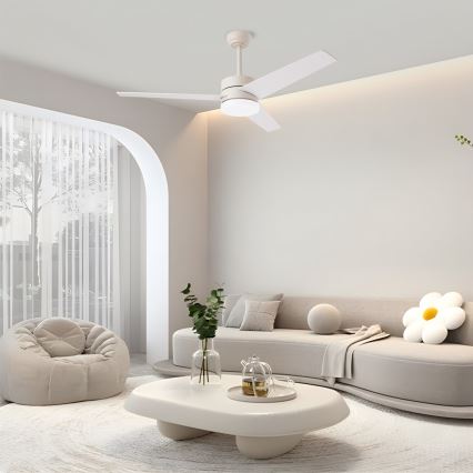 Immax NEO 07284L - LED+CCT димируем таванен вентилатор VARIABLE LED/24W/230V 3000/4000/6000K Wi-Fi Tuya Ø 132 см + дистанционно управление