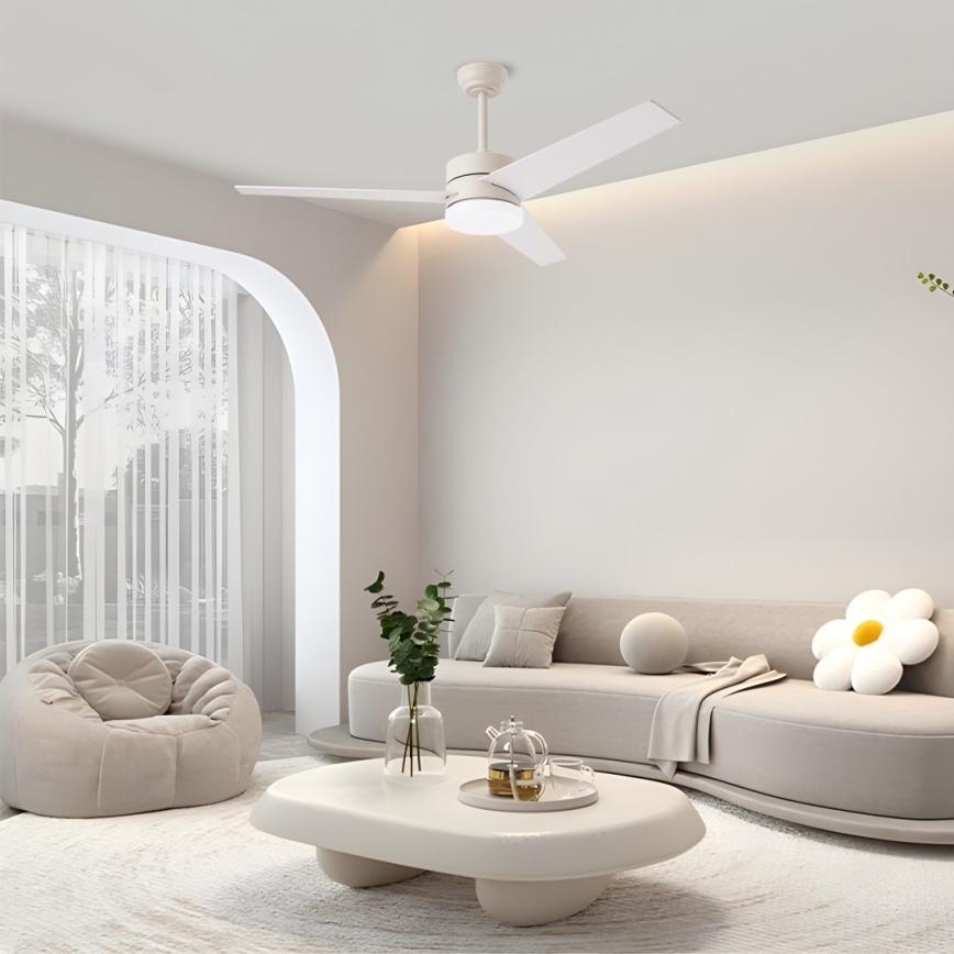 Immax NEO 07284L - LED+CCT димируем таванен вентилатор VARIABLE LED/24W/230V 3000/4000/6000K Wi-Fi Tuya Ø 132 см + дистанционно управление